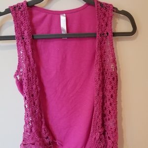 Pink vest